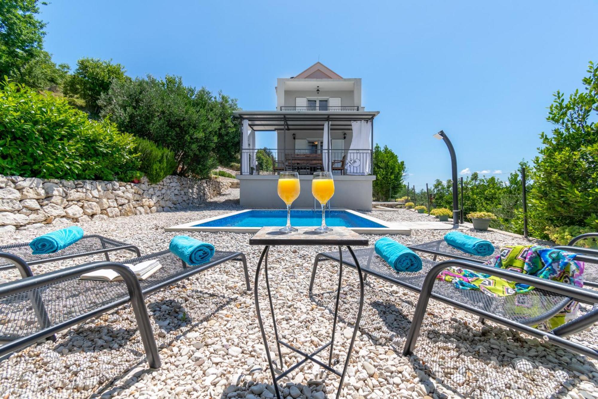 Villa With Sea View Podgora Kültér fotó