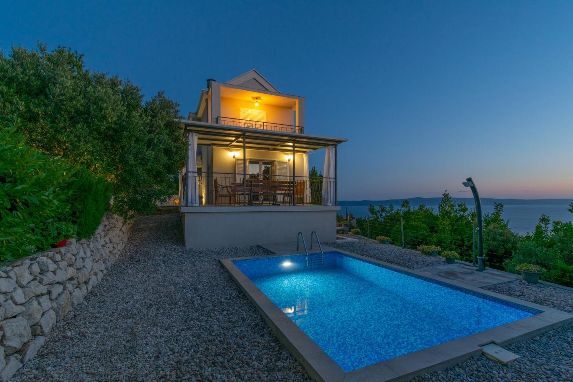 Villa With Sea View Podgora Kültér fotó